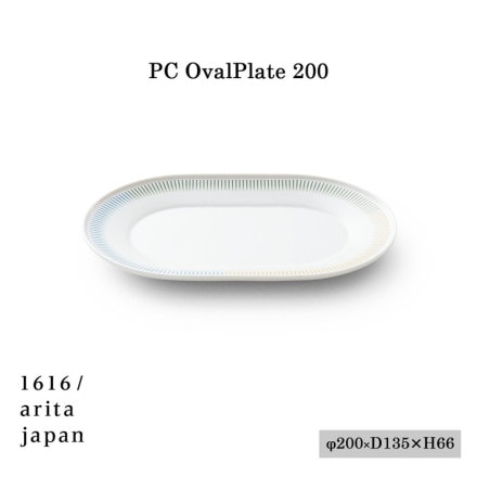 ��PC Outline collection��1616/arita japan PC OvalPlate 200 ��PC �����Х�ץ졼�� 200��Pierre  Charpin �ԥ����륷���ѥ�/ͭ�ľ�/����/��/plate/TY�ѥ쥹/ɴ��ƫ��/4560440841831/��200mm��D135mm��H15mm <br>