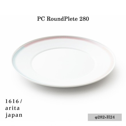 ��PC Outline collection��1616/arita japan PC RoundPlate 280��PC�饦��ɥץ졼��280��Pierre  Charpin �ԥ����륷���ѥ�/ͭ�ľ�/����/��/plate/TY�ѥ쥹/ɴ��ƫ��/4560440841763<br>
