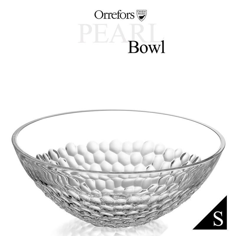 【Orrefors/オレフォス】オレフォス PEARL ボウル（S)<br>ガラス/食器/深皿/ボウル/北欧/スウェーデン【コンビニ受取対応商品】【RCP】
