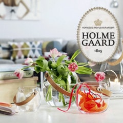 HOLMEGAARD �ۥ�६����<br>clear H12cm DESIGN WITH LIGHT Pot with leather handle clear 4343517 ���饹�ݥå� <br>�ݡ����� �쥶���ϥ�ɥ� �ִ� �ݥå� ���饹 ���� �̲��ڥ���ӥ˼����б����ʡۡ�RCP��