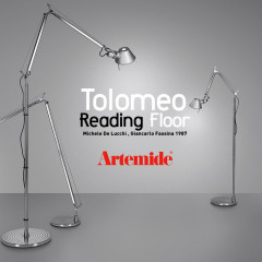 Artemide ƥߥǡTOLOMEO Reading FLOOR Aluminiumȥᥪ ꡼ǥ ե ŵ<br>饤  ӥ å ˥ ե饤 ߥ˥RCP