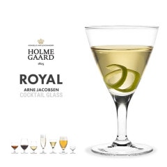 HOLMEGAARD �ۥ�६���� ROYAL �����ƥ륰�饹<br>Arne Jacobsen ����͡��䥳�֥��� �����ƥ륰�饹 ȯˢ�� �̲��ڥ���ӥ˼����б����ʡۡ�RCP��