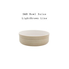 ͭľ/1616/arita japan  S&B Bowl S LightBrownLineS&B ܥ S饤ȥ֥饦 饤󡡥ƥ  С󥰥ǥ<br>S&B//plate/ܥ/BOWL/bowl/ɴƫ<br>ڥӥ˼бʡۡRCP
