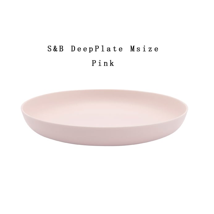 【有田焼/磁器】1616/arita japan S&B DEEPPLATEP M Pink  S&B ディーププレートM　ピンクショルテン ＆ バーイングス　デザイン<br>S&B/皿/plate/TYパレス/百田陶園/<br>