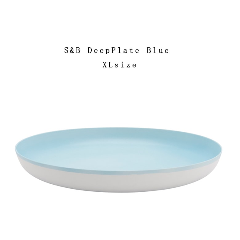 【有田焼/磁器】1616/arita japan S&B DEEPPLATE BLUE  XLsize S&B ディーププレート ブルー XLサイズ ショルテン ＆ バーイングス　デザイン<br>S&B/皿/plate/食器/TYパレス/百田陶園/<br>【コンビニ受取対応商品】【RCP】