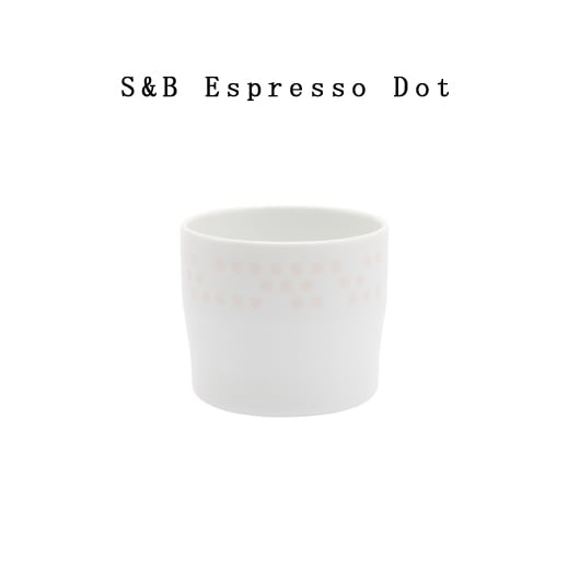 【有田焼/磁器】1616/arita japan S&B Espresso Cup（dot） S&B エスプレッソ カップ ドット　ショルテン ＆ バーイングス　デザイン<br>S&B/コーヒー/コップ/カップ/百田陶園/<br>