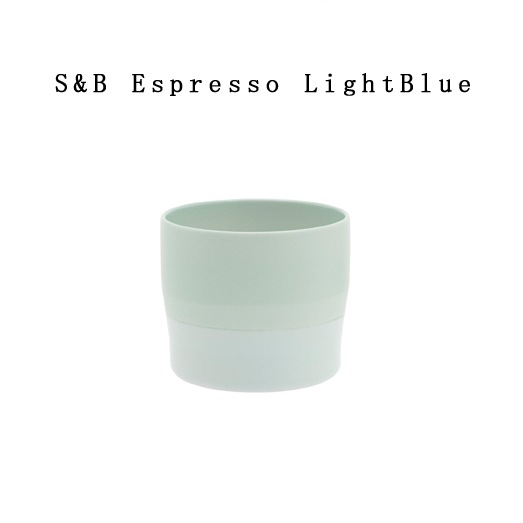 【有田焼/磁器】1616/arita japan S&B Espresso LightBlue S&B エスプレッソ ライトブルー　ショルテン ＆ バーイングス　デザイン<br>S&B/カップ/コップ/コーヒー/百田陶園/TYパレス/espresso<br>
