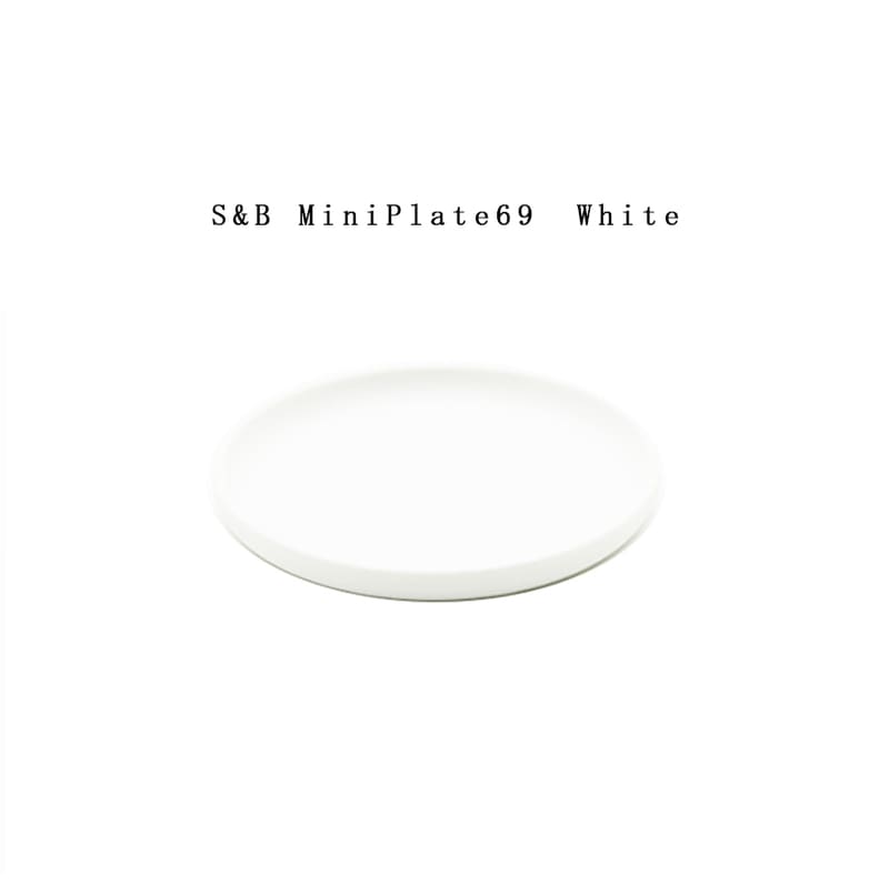 【有田焼/磁器】1616/arita japan S&B Miniplate 69 White  S&BミニプレートΦ69ホワイト　ショルテン ＆ バーイングス　デザイン<br>S&B/皿/plate/百田陶園/イチロク アリタ ジャパン/Colour Porcelain<br>【コンビニ受取対応商品】【RCP】