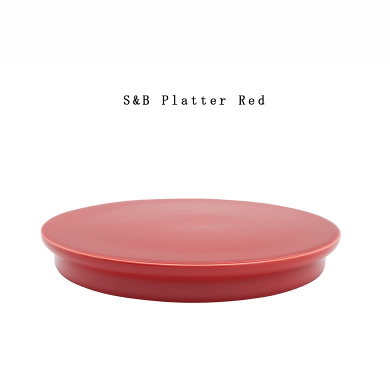 【有田焼/磁器】1616/arita japan S&B Platter Red S&Bプラッター　レッド ショルテン ＆ バーイングス　デザイン<br>S&B/TYパレス/plate/百田陶園/platter<br>【コンビニ受取対応商品】【RCP】