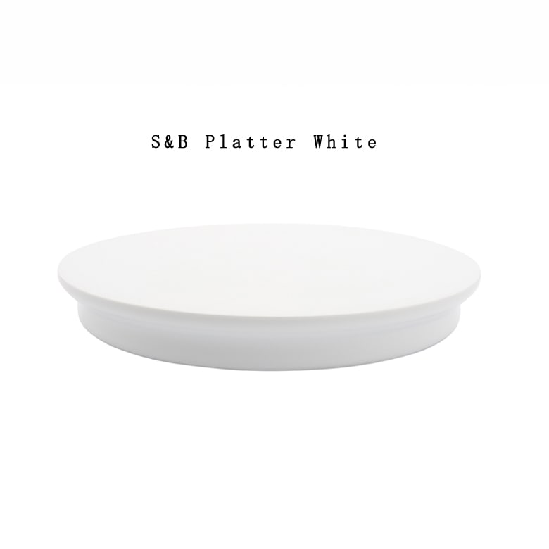 【有田焼/磁器】1616/arita japan S&B Platter White S&B　Platter ホワイト ショルテン ＆ バーイングス　デザイン<br>S&B/TYパレス/plate/百田陶園/platter<br>【コンビニ受取対応商品】【RCP】