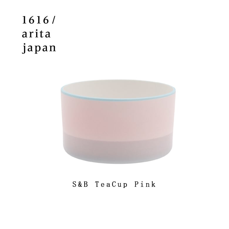 【有田焼/磁器】1616/arita japan S&B TeaCup Pink S&B ティーカップ ピンク　柳原照弘デザイン<br>TYパレス/皿/plate/百田陶園/スタンダード/standard<br>【コンビニ受取対応商品】【RCP】
