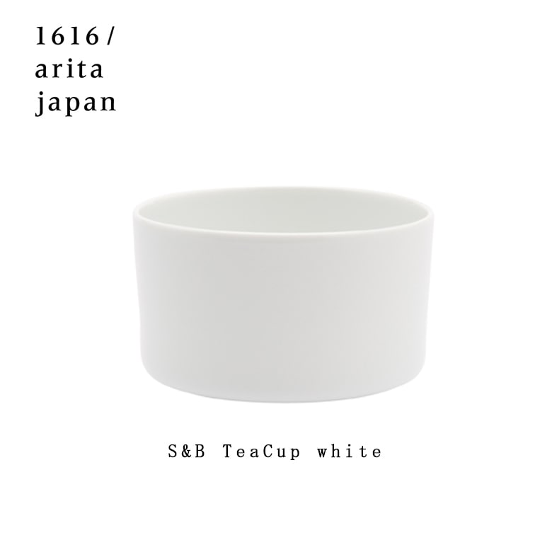 【有田焼/磁器】1616/arita japan S&B TeaCup White　【ティーカップ　ホワイト】　<br>TYパレス/皿/plate/百田陶園/スタンダード/standard<br>【コンビニ受取対応商品】【RCP】