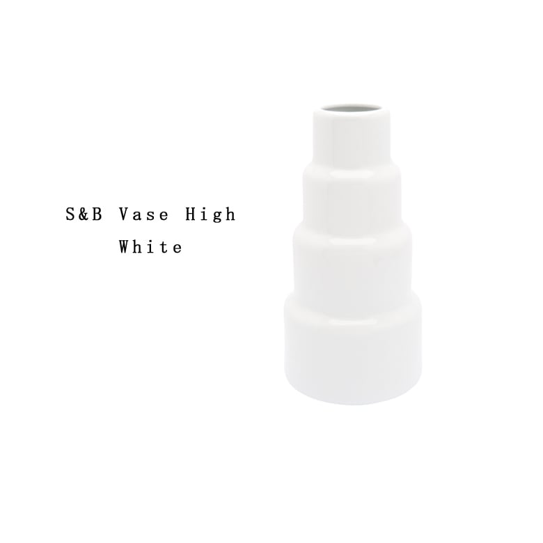 【有田焼/磁器】1616/arita japan S&B Vase High White　S&B Vase ハイ ホワイト　ショルテン ＆ バーイングス　デザイン<br>S&B/花瓶/TYパレス/百田陶園/<br>【コンビニ受取対応商品】【RCP】