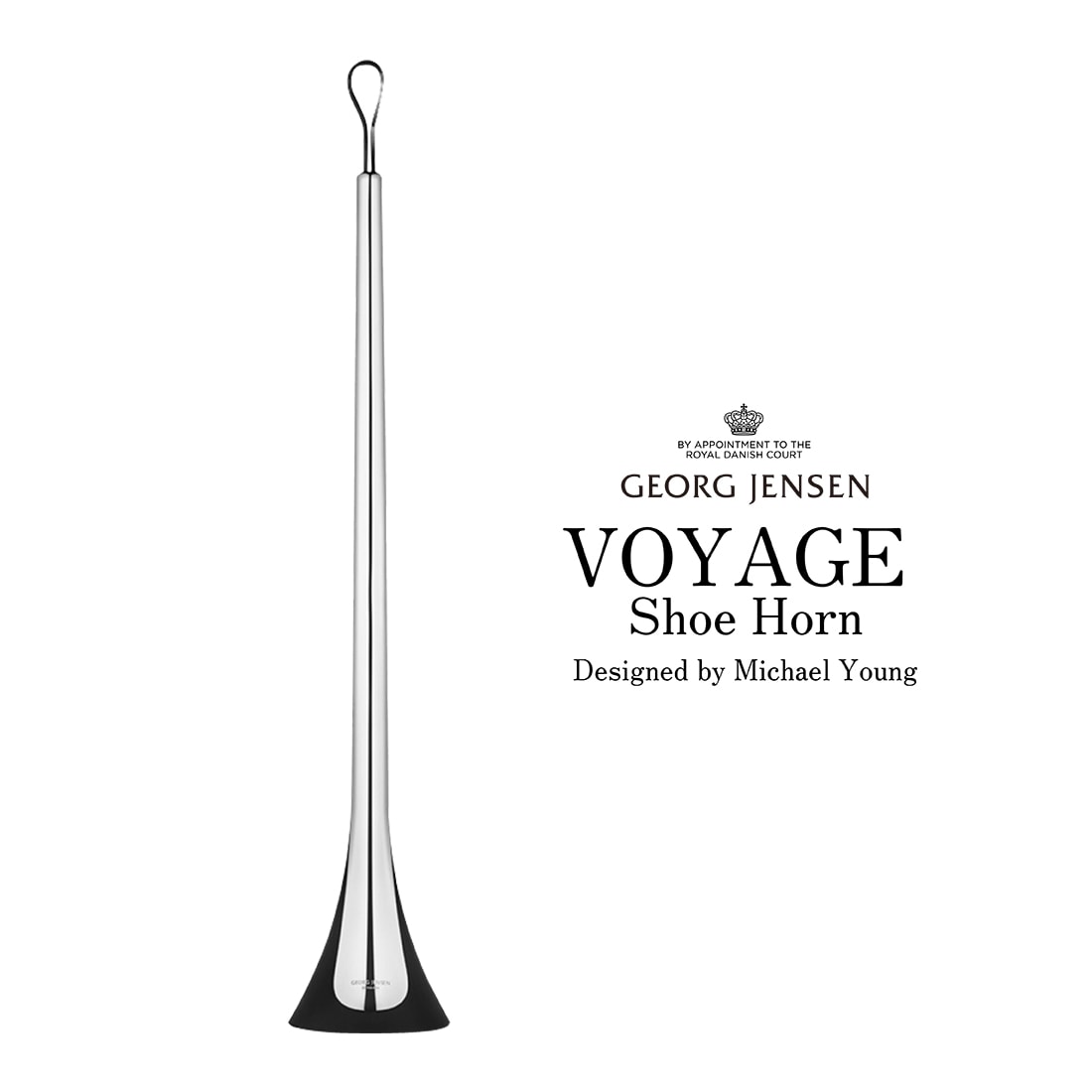 【Georg Jensen / ジョージ ジェンセン】VOYAGE Collection Shoe Horn/シューホーン<br>Shoehorn/靴べら/デンマーク/ステンレス/Michael Young<br>【コンビニ受取対応商品】【RCP】