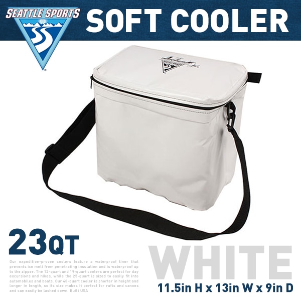 ��SEATTLE SPORTS �����ȥ륹�ݡ��ġۥ��եȥ����顼 �����顼�ܥå�����23Qt���ۥ磻��<br>���� ������ �����ȥɥ� �ԥ��˥å� �С��٥��塼�ڥ���ӥ˼����б����ʡۡ�RCP��