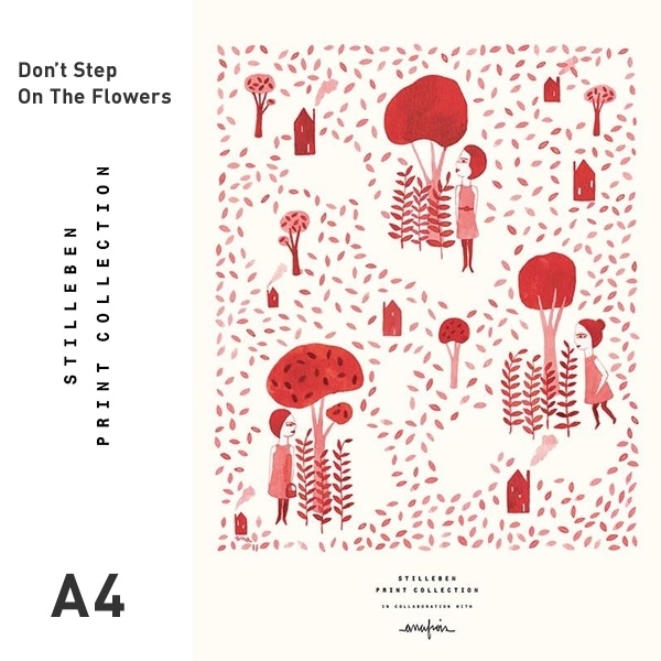 ��STILLEBEN /���ƥ���졼�٥�� Print Collection  Don��tStepOnFlowers A4 210��297mm<br>by AnaFrois �ǥ�ޡ��� �����ȥץ��� ���ե� ���ʥե����� �ݥ�������RCP�ۡڥ���ӥ˼����б����ʡ�