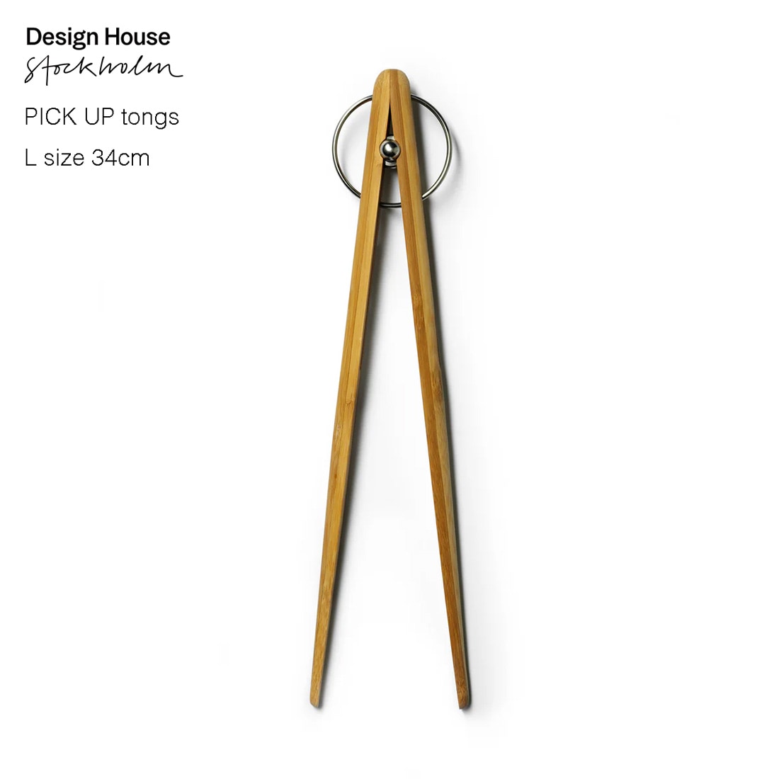 Design House Stockholm/PICK UP tongs ピックアップトング 34cm Lサイズ<br>竹/バンブー/Stig Ahlstrom/サービング/調理器具/キッチン用品/北欧/デザインハウスストックホルム【RCP】