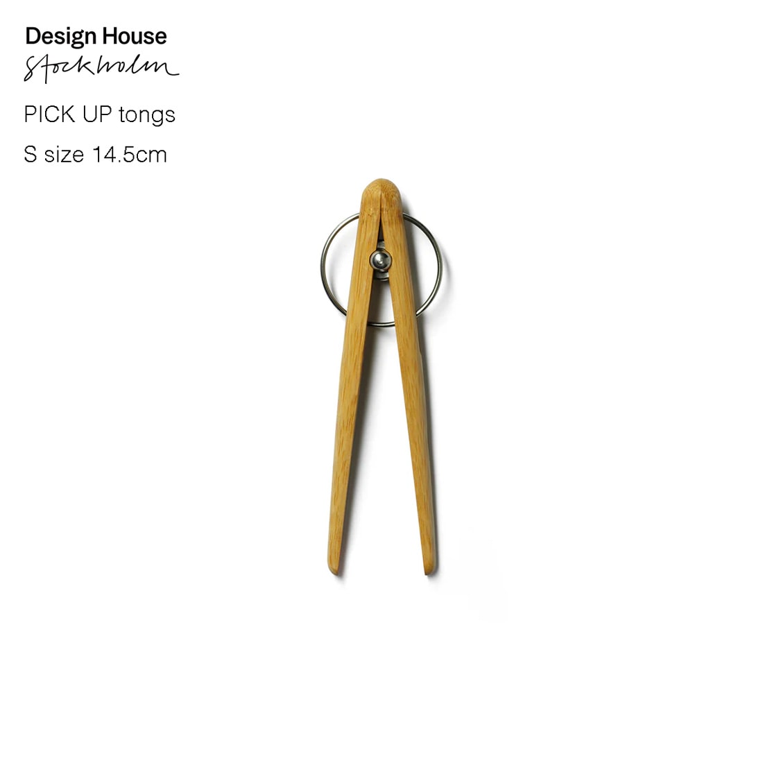 Design House Stockholm/PICK UP tongs ピックアップトング 14.5cm Sサイズ<br>竹/バンブー/薬味トング/Stig Ahlstrom/調理器具/キッチン用品/北欧/デザインハウスストックホルム【コンビニ受取対応商品】【RCP】