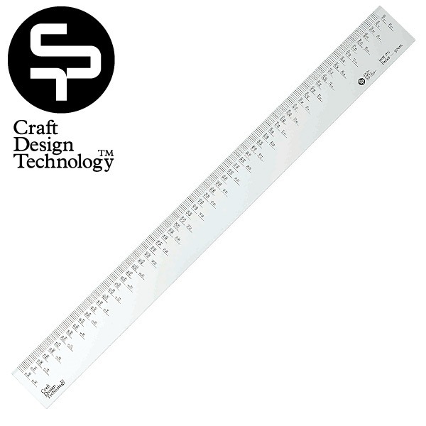 【CDT/クラフトデザインテクノロジー】アクリル定規30cm<br>【コンビニ受取対応商品】【RCP】