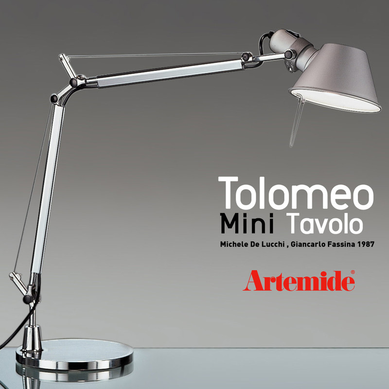 【スマート電球プレゼント】Artemide アルテミデ TOLOMEO MINI TABLE　トロメオ　テーブルランプ 電球仕様<br>ライト 照明 リビング キッチン スタンド 寝室 テーブルライト【RCP】