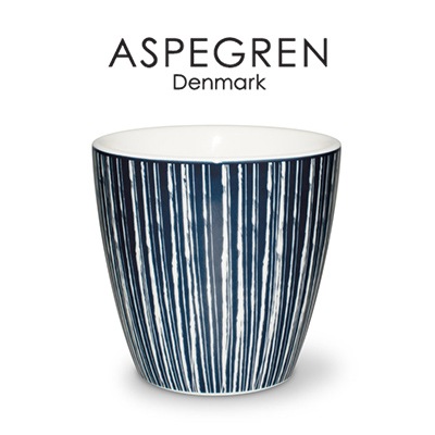 【Aspegren/アスペグレン】 マグ トラック ネイビー<br>コップ/MUG/CUP/カップ/ストライプ【コンビニ受取対応商品】【RCP】
