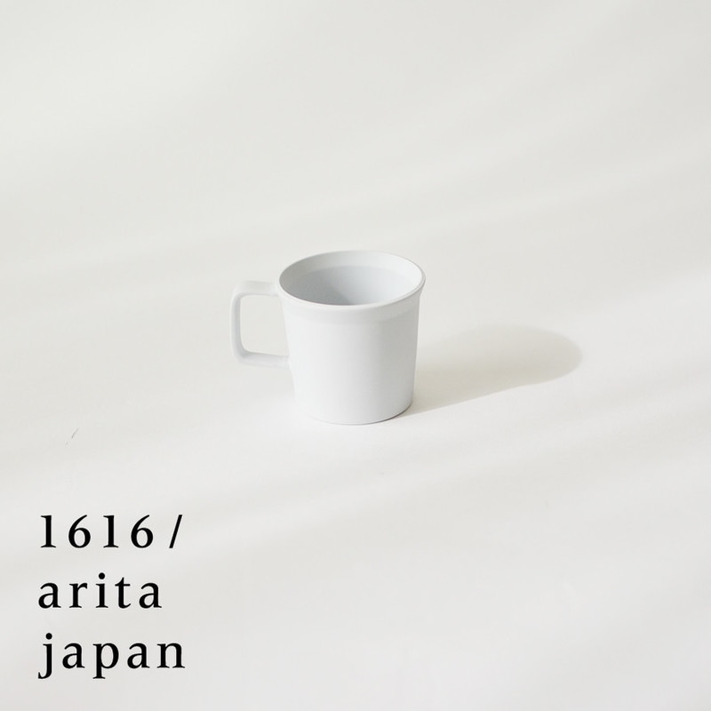 【有田焼/磁器】1616/arita japan TY Espresso　Cup w Handle Gray　TYエスプレッソカップw.ハンドルグレー　柳原照弘デザイン<br>TYパレス/皿/plate/百田陶園/イチロク アリタ ジャパン/スタンダード/コーヒー<br>【コンビニ受取対応商品】【RCP】