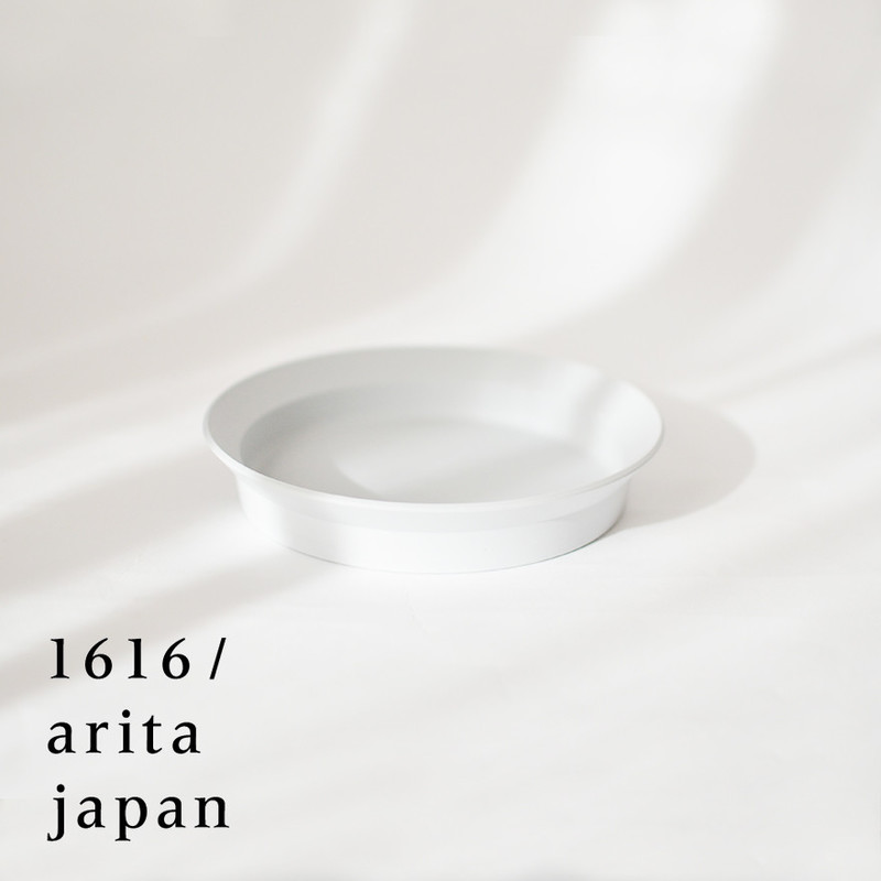 有田焼/磁器】1616/arita japan TY RoundDeepPlate160 Gray TYラウンド