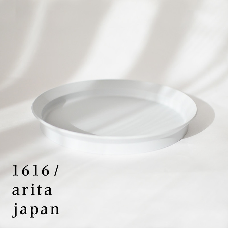 【有田焼/磁器】1616/arita japan TY RoundDeepPlate240 Gray 　TYラウンドDeepプレート240グレー　柳原照弘デザイン<br>TYパレス/皿/plate/百田陶園/イチロク アリタ ジャパン/スタンダード/standard<br>【RCP】