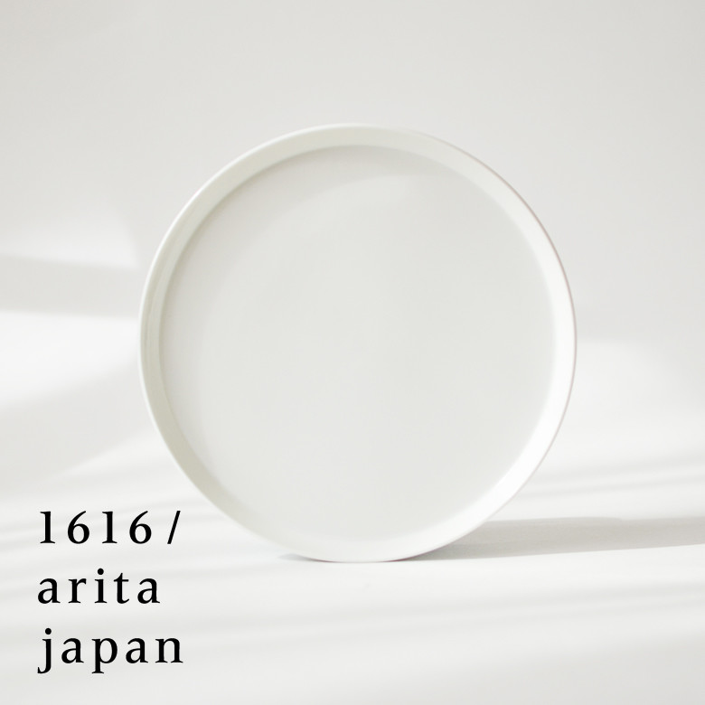 【有田焼/磁器】1616/arita japan TY RoundPlate200 White　TYラウンドプレート200ホワイト　柳原照弘デザイン<br>TYパレス/皿/plate/百田陶園/イチロク アリタ ジャパン/スタンダード/standard<br>【コンビニ受取対応商品】【RCP】