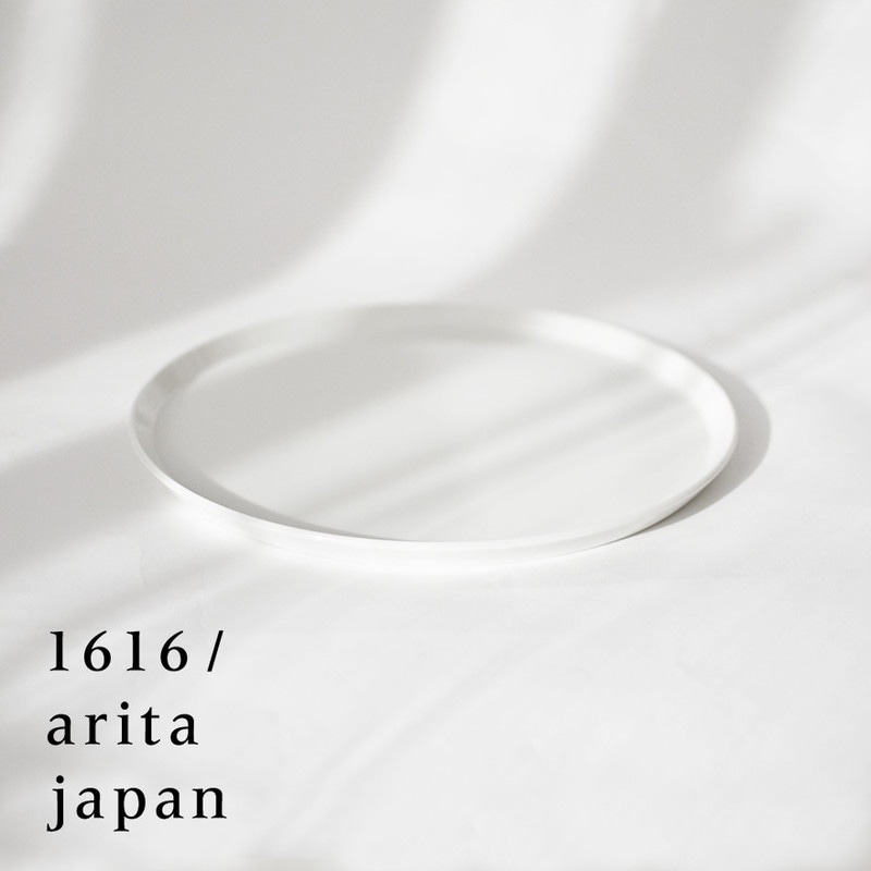 【有田焼/磁器】1616/arita japan TY RoundPlate240 White 　TY ラウンドプレート240 ホワイト　柳原照弘デザイ/TYパレス/皿/plate/百田陶園/イチロク アリタ ジャパン/スタンダード/standard<br>【コンビニ受取対応商品】【RCP】