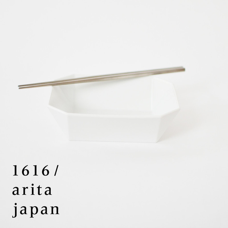 【有田焼/磁器】1616/arita japan TY SquareBowl-150 White 　TY スクエアボウル150 ホワイト　 柳原照弘デザイン<br>TYパレス/皿/plate/百田陶園/イチロク アリタ ジャパン/スタンダード/standard<br>【コンビニ受取対応商品】【RCP】