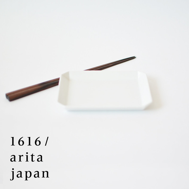 【有田焼/磁器】1616/arita japan TY SquarePlate130mm White　　TYスクエアプレート130ホワイト　柳原照弘デザイン<br>TYパレス/皿/plate/百田陶園/イチロク アリタ ジャパン/スタンダード/standard<br>【コンビニ受取対応商品】【RCP】