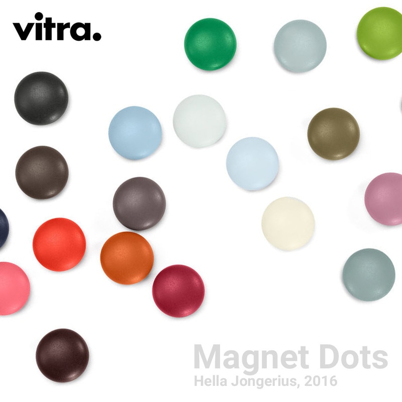 Vitra ヴィトラ Magnet Dots マグネットドッツ 5個セット<br>ヴィトラ チェア 磁石 Hella Jongerius 