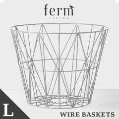 ferm LIVING  եӥ󥰡 Wire Basket L<br>磻䡼Хå  ɥơ֥ ӥ Ǽ ɥ꡼RCP