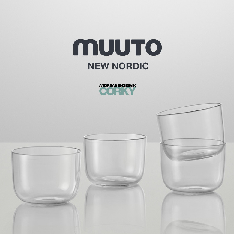 MUUTO ムート コルキーグラス4個セット CORKY GLASSES MT10052<br