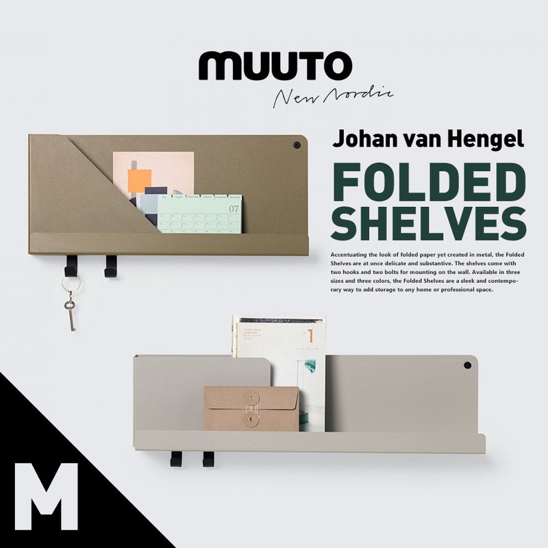 MUUTO ࡼȡFOLDED SHELVES MEDIUM եǥå ֥ ߥǥդ ê  Ǽ ° ڥӥ˼бʡۡRCP