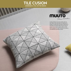MUUTO ࡼ Tile Cushion 륯å 5050cm ե֥å ƥꥢ ǥ륻   ̲ڥӥ˼бʡۡRCP