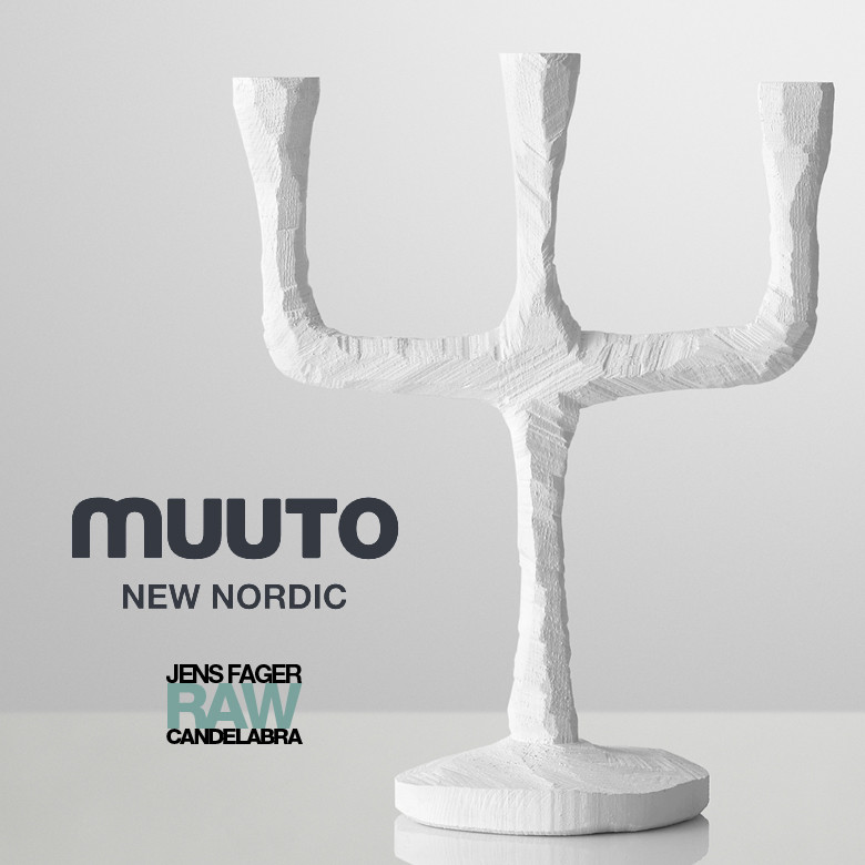 MUUTO ムート MUUTOの花器 RAW CANDELABRA<br>【MT05071】【MT05073】<br>花瓶 一輪差し フラワーベース 北欧【コンビニ受取対応商品】【RCP】