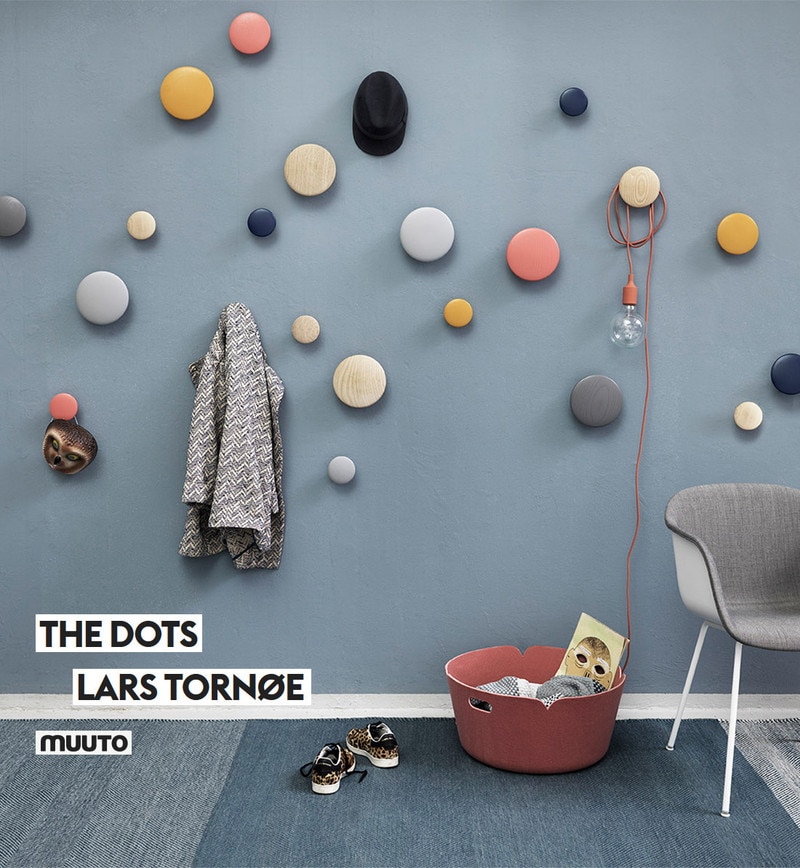 【カラーにより予約あり】MUUTO ムート MUUTOの収納雑貨 THE DOTS ドッツ M-サイズ<br>※１個ずつの販売となります。 北欧