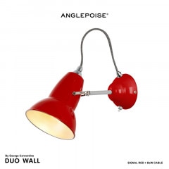 ��ANGLEPOISE ��Duo ��������饤�� WALL  SIGNAL RED + BxW CABLE