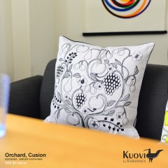 �ڥ��С��Τߡۡ�KUOVI ���������� �������㡼�� ���å���� ORCHARD �ѥ�ƥ��å�����45x45cm �ե��֥�å� ����ƥꥢ