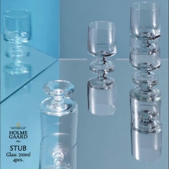 HOLMEGAARD ۥ६ STUB 210ml  4pcs  glass   GRATHE MEYER  IBI TRIER MORCH   饹   4ĥå   졼ơޥ䡼 & ӡȥꥢ⡼̲   ǥޡ