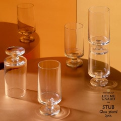 HOLMEGAARD ۥ६ STUB 360ml  2pcs  glass   GRATHE MEYER  IBI TRIER MORCH   饹   2ĥå   졼ơޥ䡼  ӡȥꥢ⡼̲   ǥޡ 