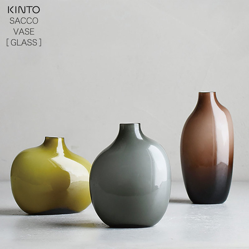 【KINTO/キントー】SACCOベース「ガラス」サッコ/VASE/花瓶/一輪挿しコンビニ受取対応