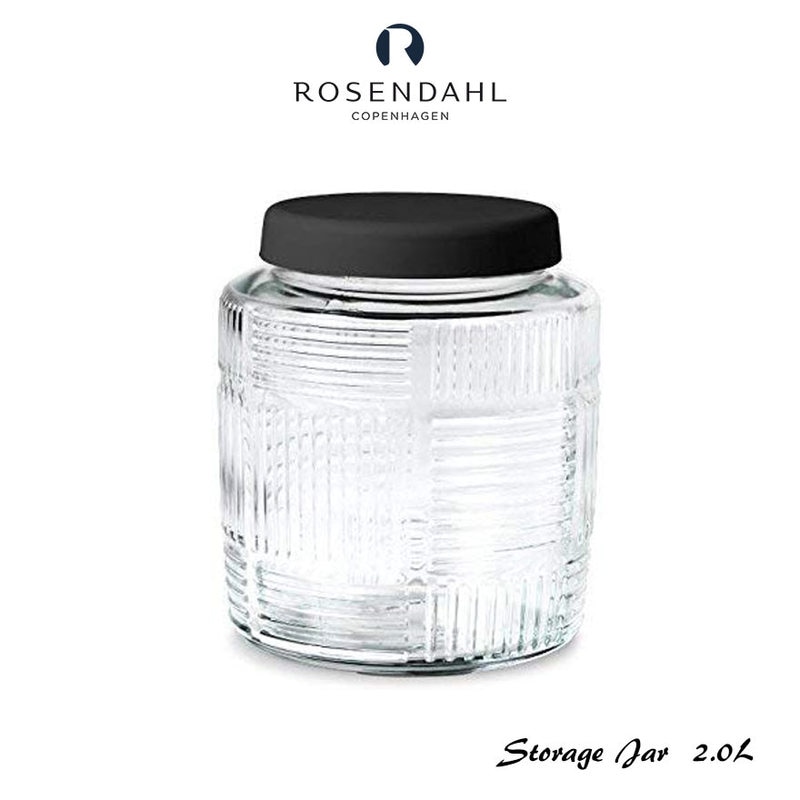 【ROSENDAHL COPENHAGEN】Storage Jar 2.0L NANNA DITZEL ローゼンダール コペンハーゲン　保存容器/キッチン/シンプル/ナナ・ディッツェル/ガラスキャニスター　