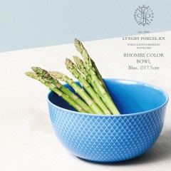 LYNGBY PORCELAIN/ӥ塼ݡRHOMBE COLOR BOWL 17.5cm//顼/ܥ/STILLEBEN/Blue/Porcelain/ȭ//ƥ졼٥/֥롼/ӥ˼б