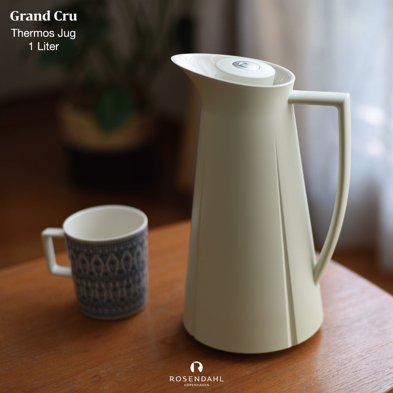 【ROSENDAHL COPENHAGEN/ローセンダール コペンハーゲン】Grand Cru Thermos Jug 1l/グランクリュ/サーモジャグ/魔法瓶/水差し/ポット/キッチン/保温/北欧/BLACK/25900/WHITE/25906/LIGHT GREY/27006/コンビニ受取対応【RCP】
