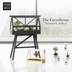 ��Design House Stockholm��The Greenhouse TOP PART+BASE ���꡼��ϥ������ǥ�����ϥ������ȥå��ۥ��  ���դ����饹����/����/�����ǥ˥�/�ߥ˺ڱ�/�̲�/Atelier2/���ݥȥ쥤/Worapong Manupipatpong��Ada Chirakranont