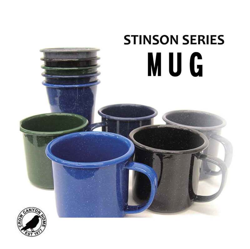 【CROW CANYON HOME】STINSON SERIES MUG マグ　クロウキャニオンホーム琺瑯/ホーロー/アメリカ/マーブル/コップ/器/テーブルウェア/エナメルウェア/コーヒー/マグカップ/アウトドア/コンビニ受取対応
