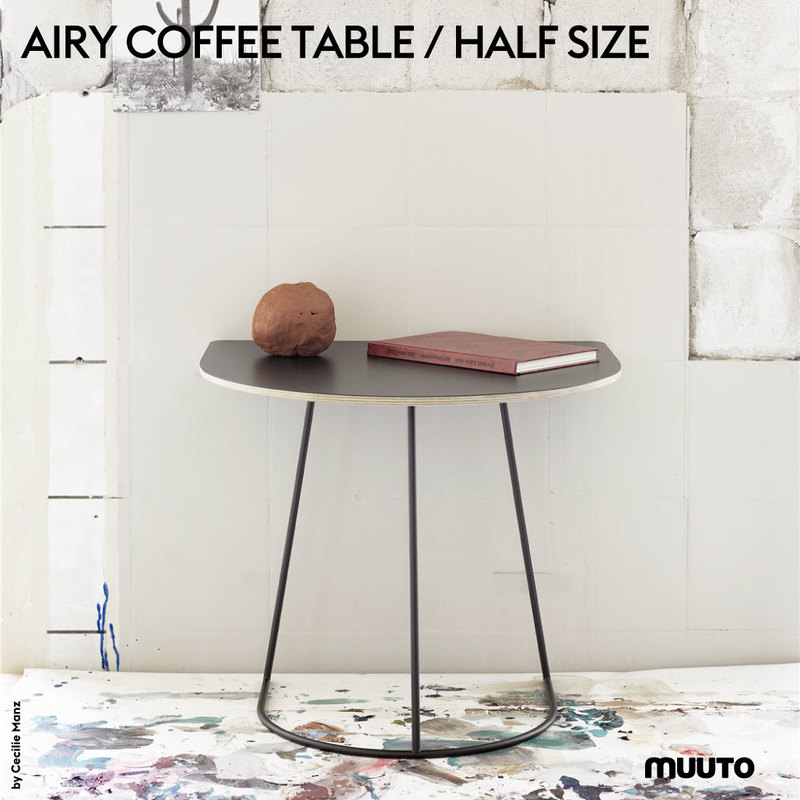 MUUTO ムート AIRY COFFEE TABLE   HALF SIZE エアリーコーヒーテーブル ハーフサイズ プライウッド FENIXラミネート Cecilie Manz セシリエ・マンツ